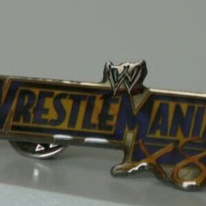 WWE WrestleMania X8 18 2002 NEW Wrestling Collectors Lapel Pin WWF nWo RARE